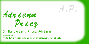 adrienn pricz business card